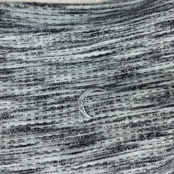 Zyia gray tie crop work out top medium - Picture 3 of 7